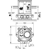 Grohe Instalacioni set za podnu slavinu 45984001 | ePonuda.com