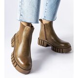 Gemre Brown platform jodhpur boots Giusy | ePonuda.com