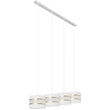  Luster na sajli HELEN 4xE27/15W/230V bela/zlatna | Eponuda.com