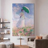  XXL slika - Claude Monet – Woman with a Parasol facing right 113x170 | shoptok.hr