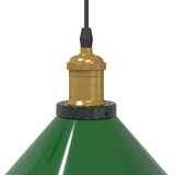 VISILICA podesiva po visini E27 sjajno zelena Ø 22 cm metal | shoptok.hr