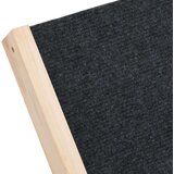 vidaXL Rampa za pse siva 70 x 35 cm od masivne jelovine | shoptok.hr