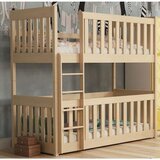Molarem Home Drveni dječji krevet na kat Konrad - svijetlo drvo - 200x90 cm - Bez madraca | shoptok.hr