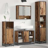 vidaXL Kupaonski ormar s policom Staro drvo 35 x 37.5 x 188.5 cm Cijene