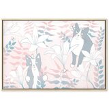  Slika - Cat Matters (1 Part) Wide - Secondt Variant 90x60 U prirodnom drvenom okviru | shoptok.hr