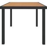  Vrtni stol smeđi 140 x 90 x 74 cm aluminij i WPC | shoptok.hr