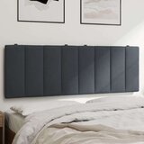 vidaXL Vzglavna stranica temno siva 140 cm žamet | Shoptok.si