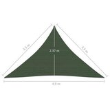  Jedro protiv sunca 160 g/m² tamnozeleno 3 5 x 3 5 x 4 9 m HDPE | shoptok.hr