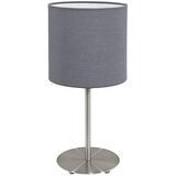 Eglo 55215 - Stona lampa PASTERI 1xE14/40W/230V siva | Eponuda.com