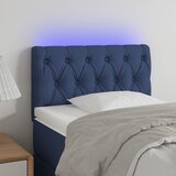  LED uzglavlje plavo 80 x 7 x 78/88 cm od tkanine | shoptok.hr