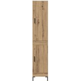  Highboard Umjetnički hrast 34,5 x 34 x 180 cm Konstruirano drvo | shoptok.hr