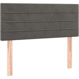 vidaXL Box spring postelja z vzmetnico temno siv 120x190 cm žamet | Shoptok.si