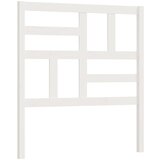 Maison Chic posteljno vzglavje - vzglavna omarica - nočna omarica belo 96x4x104 cm trdna borovina, (21705950) Cene