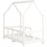  Okvir za dječji krevet bijeli 70 x 140 cm od masivne borovine | Eponuda.com
