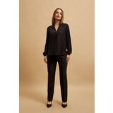 Marisse Black V-Neck Shirt | Shoptok.si