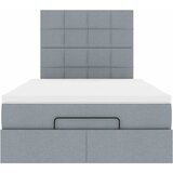  Okvir za krevet s madraca svjetlosivi 120x190 cm od tkanine | Eponuda.com
