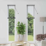 vidaXL Zavjesa za prozor sa zavjesama Ostalo Tamnosiva 40 x 220 cm Aluminij | shoptok.hr