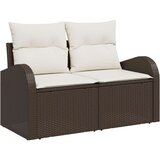  6-delni set vrtnega kavča z blazinami Rjava Poli Ratan, (22093332) | Shoptok.si