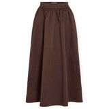 ROUGE EDIT Krila Detta Skirt - Chicory Coffee Kostanjeva Cene