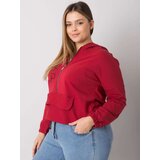 RELEVANCE Sweatshirt-RV-BL-7179.27-burgundy | Shoptok.si