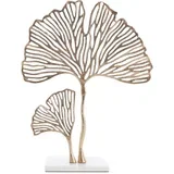 Metalni kipić (visina 48 cm) Leaf –