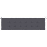 Jastuk za vrtnu klupu antracit 180 x 50 x 3 cm tkanina Oxford | Eponuda.com