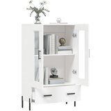  Visoka komoda bijela 69,5 x 31 x 115 cm od konstruiranog drva | shoptok.hr