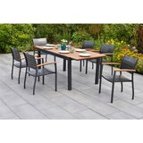 Gardenson VRTNA GARNITURA ASTROS aluminij barve grafita, naravne barve | Shoptok.si