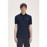 Fred Perry JACQUARD PRINT POLO SHIRT Plava | shoptok.hr