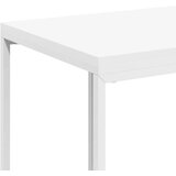  Bočni stolić s kotačima bijeli 40x30x63,5 cm konstruirano drvo | Eponuda.com