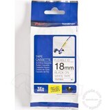 Brother Savitljiva laminirana traka, 18 mm, Črna na beli | shoptok.hr
