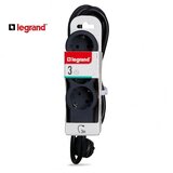 Legrand Prenosiva utičnica 3-str 3 m crna Cijene