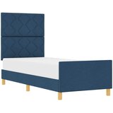  Krevetna konstrukcija s uzglavljem Plava 80 x 200 cm tkanina | shoptok.hr