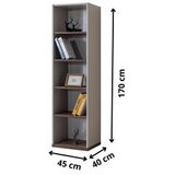 Hanah home Bookshelf, bež Slike