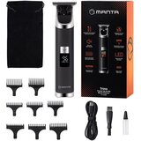 Manta trimer za kosu i bradu TRIMO, USB-C punjenje, LED, IPX7, HT-02BK | shoptok.hr