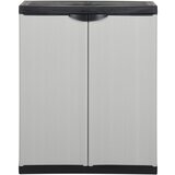 Furnova Vrtna omara z 1 polico siva in črna 68x40x85 cm, (21948381) | Shoptok.si