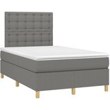  The Living Store Box spring postelja z vzmetnico temno siva 120x190 cm blago - Box Spring Postelja, (21497777) | Shoptok.si