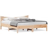 Furnova Posteljni okvir brez vzmetnice 200x200 cm trdna borovina, (21940025) | Shoptok.si