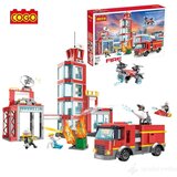 COGO kocke Vatrogasna stanica (616pcs) | Eponuda.com