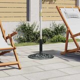 The Living Store Stojalo za senčnik zeleno 9 kg 40 cm lito železo - Postavek Za Senčnik, (21750554) | Shoptok.si