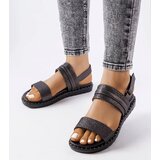 Gemre Black glossy sandals Felicienne | ePonuda.com