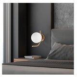 Opviq vall lamp zidna zlatno - bela lampa faruk 13726 | ePonuda.com