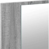 VidaXL LED kopalni&amp;scaron;ka omarica z ogledalom siva sonoma 80x12x45 cm Slike