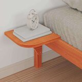  Posteljni okvir s stranskimi omaricami Voskast rjav 90 x 220 cm, (5000084369) | Shoptok.si