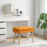  Klupa s dvostrukim slojem Tamno žuta 60 x 40 x 46 cm Tkanina | shoptok.hr