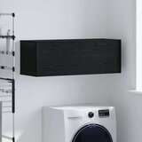 vidaXL Ormar za Zid Crni hrast 100 x 36.5 x 35 cm Konstruirano drvo Cijene