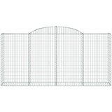  Obokane gabion košare 20kosa 300x50x140/160 cm pocinkano železo, (21000165) | Shoptok.si