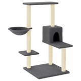 Penjalica za mačke sa stupovima za grebanje tamnosiva 95 cm | shoptok.hr