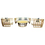  Set lounge namještaja Bali (4 -dij., Bagremovo drvo, Svijetlo smeđa) | shoptok.hr