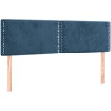 Maison Chic Posteljno vzglavje - Vzglavna omarica 2 kosa temno modro 72x5x78/88 cm žamet, (22077292) Cene